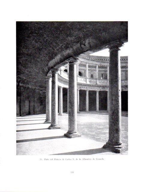 LAMINA V40995: Patio del Palacio de Carlos V, Alhambra de Granada