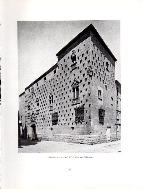LAMINA V40975: Fachada Casa de las Conchas, Salamanca