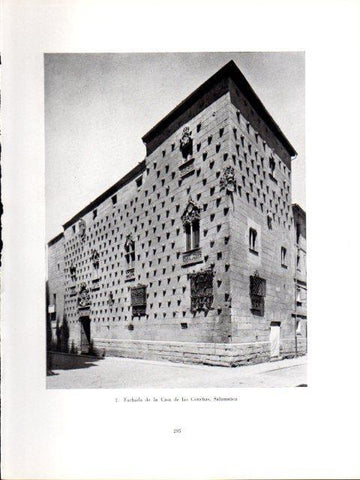 LAMINA V40975: Fachada Casa de las Conchas, Salamanca