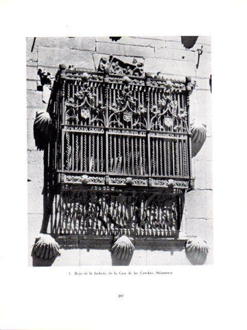 LAMINA V40976: Reja de la Casa de las Conchas, Salamanca