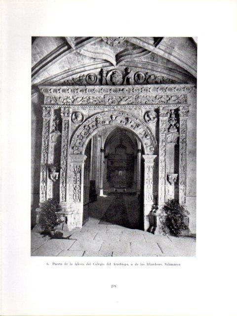LAMINA V40977: Puerta de la iglesia del Colegio del Arzobispo, Salamanca