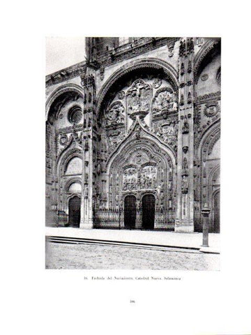LAMINA V40980: Fachada del Nacimiento, Catedral Nueva de Salamanca