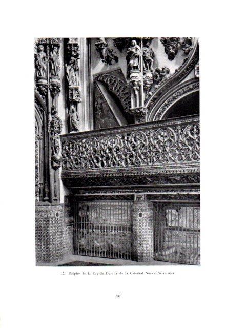 LAMINA V40981: Pulpito de la Capilla Dorada, Catedral Nueva de Salamanca