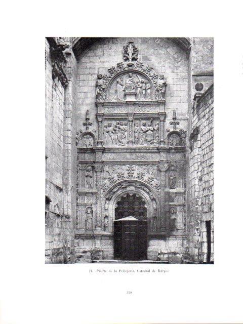 LAMINA V40982: Puerta de la Pellejeria, Catedral de Burgos
