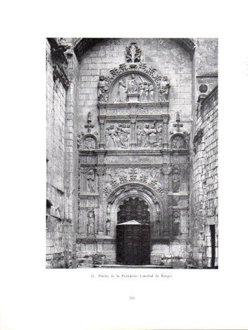 LAMINA V40982: Puerta de la Pellejeria, Catedral de Burgos