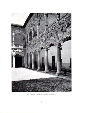 LAMINA V40984: Patio del Palacio del Infantado, Guadalajara