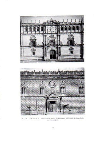 LAMINA V40986: Universidad de Alcala de Henares y Palacio de Cogolludo en Guadalajara