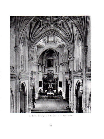LAMINA V40987: Interior iglesia de San Juan de los Reyes, Toledo