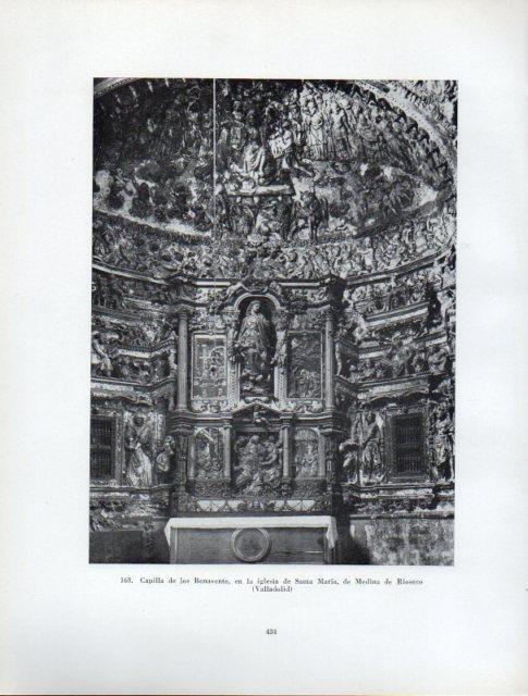 LAMINA V41045: Capilla de los Benavente, iglesia de Santa Maria de Medina de Rioseco