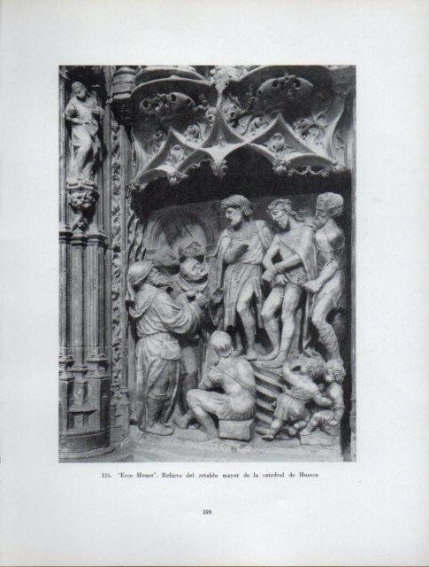 LAMINA V41027: Ecce Homo retablo Catedral de Huesca