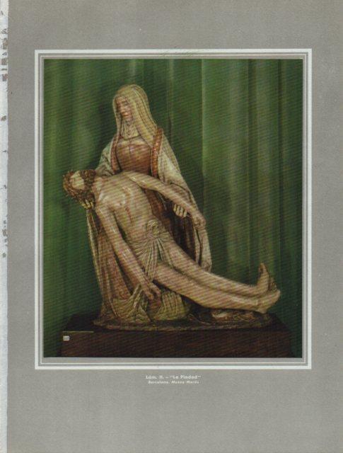 LAMINA V41030: La Piedad, Museo Mares Barcelona