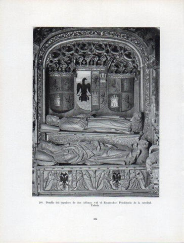 LAMINA V41020: Sepulcro de Alfonso VII el Emperador, Catedral de Toledo