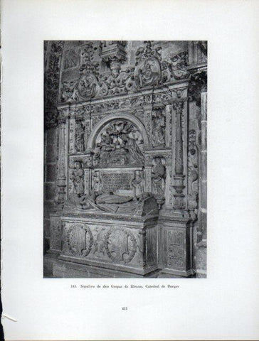 LAMINA V41036: Sepulcro de Gaspar de Illescas, Catedral de Burgos