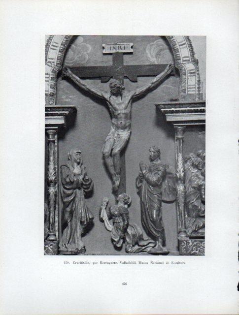 LAMINA V41041: Crucifixion por Berruguete, Valladolid