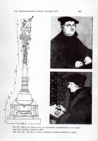 LAMINA V41334: Monumento a la revuelta campesina dibujo por Durero 1525