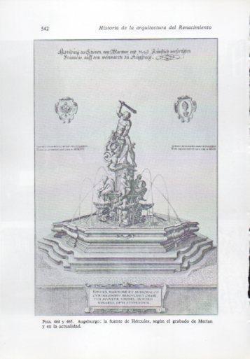 LAMINA V41354: Augsburgo fuente de Hercules grabado de Merian