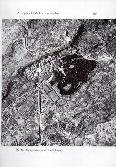 LAMINA V41330: Vista aerea de villa Lante, Bagnaia
