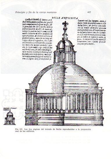 LAMINA V41300: Tratado de Serlio, cupula de San Pedro