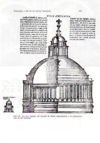 LAMINA V41300: Tratado de Serlio, cupula de San Pedro