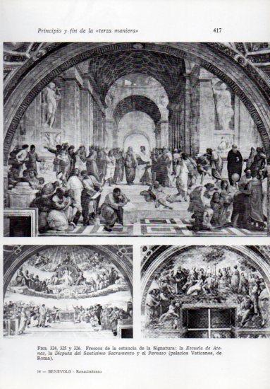 LAMINA V41305: Frescos de la estancia de la Signatura, palacios Vaticanos