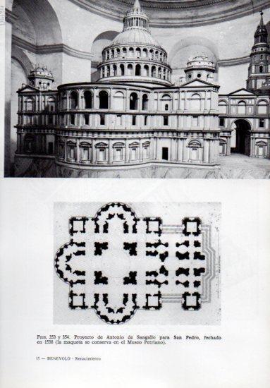 LAMINA V41317: Proyecto de Antonio Sangallo para San Pedro en 1538