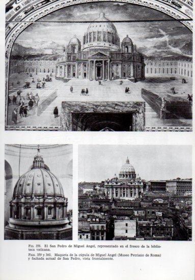 LAMINA V41319: El San Pedro de Miguel Angel, fresco de la biblioteca vaticana