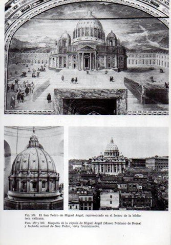 LAMINA V41319: El San Pedro de Miguel Angel, fresco de la biblioteca vaticana