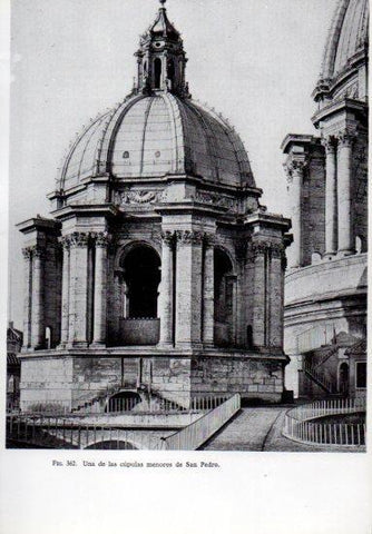LAMINA V41320: Cupula menor de San Pedro, Roma