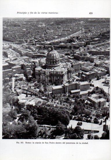 LAMINA V41321: Vista aerea cupula de San Pedro, Roma
