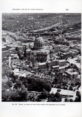 LAMINA V41321: Vista aerea cupula de San Pedro, Roma
