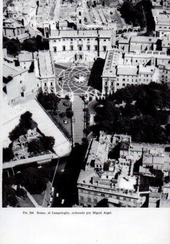 LAMINA V41322: El Campidoglio vista aerea, Roma