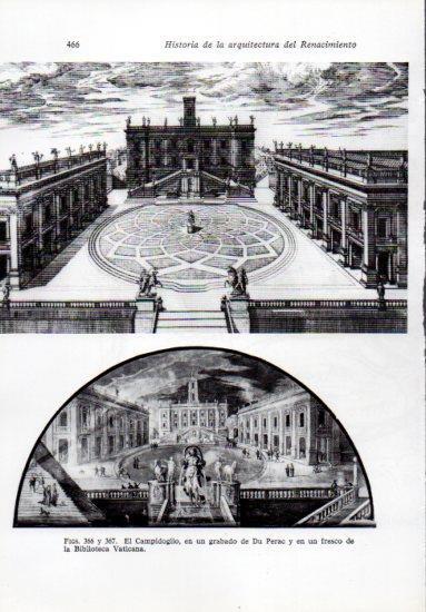 LAMINA V41323: El Campidoglio grabado de Du Perac