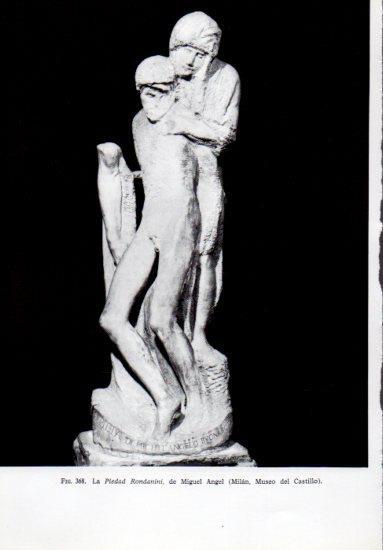 LAMINA V41324: La Piedad Rondanini por Miguel Angel
