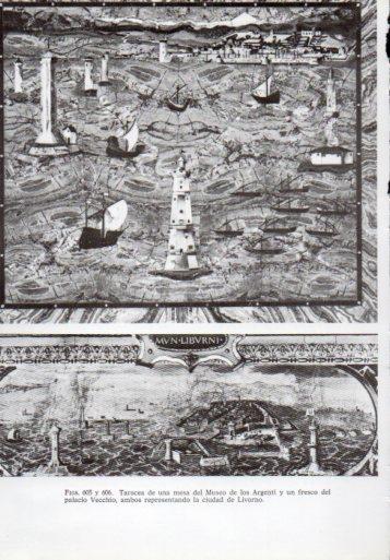 LAMINA V41403: Mesa del Museo de los Argenti y fresco del palacio Vecchio