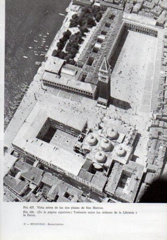 LAMINA V41410: Vista aerea de las dos plazas de San Marcos, Venecia