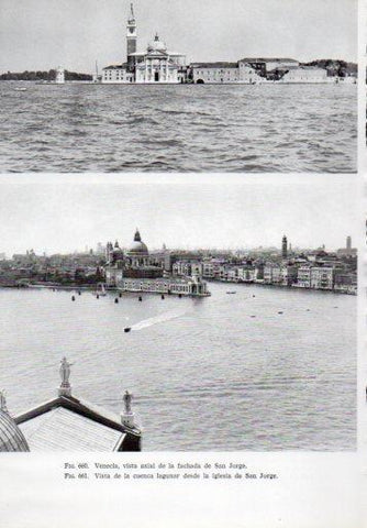 LAMINA V41421: Venecia, vista de la cuenca lagunar y San Jorge