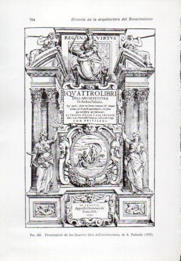 LAMINA V41423: Frontispicio de los Quattro libri dell'architettura por Palladio