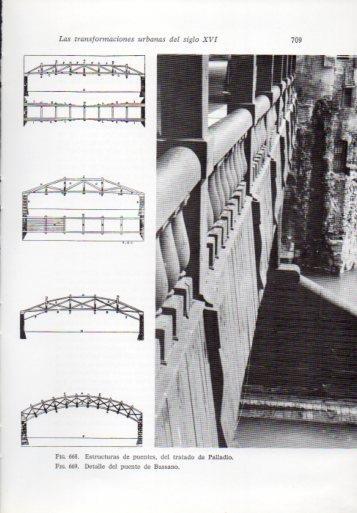 LAMINA V41425: Puente de Bassano y estructuras de puentes por Palladio