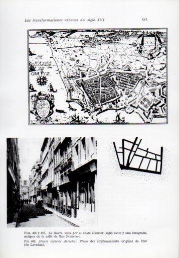 LAMINA V41366: Le Havre vista por Hantier en XVII y calle de San Francisco