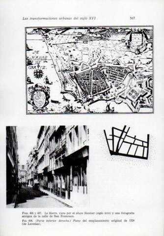 LAMINA V41366: Le Havre vista por Hantier en XVII y calle de San Francisco
