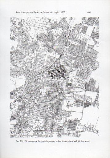 LAMINA V41378: Trazado de la ciudad sobre la red viaria del Mejico actual