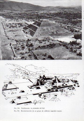 LAMINA V41379: Piramide del Sol en Teotihuacan 
