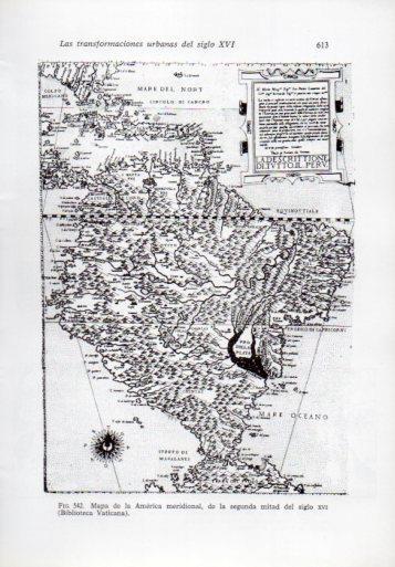 LAMINA V41384: Mapa de la America meridional segunda mitad siglo XVI