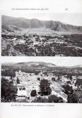 LAMINA V41394: Vistas generales de Malinalco y de Tlaxcala