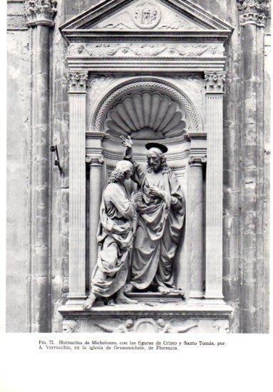 LAMINA V41195: Hornaciona de Michelozzo en iglesia de Orsanmichele, Florencia