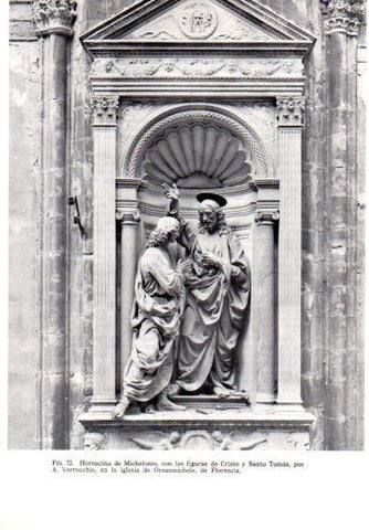 LAMINA V41195: Hornaciona de Michelozzo en iglesia de Orsanmichele, Florencia