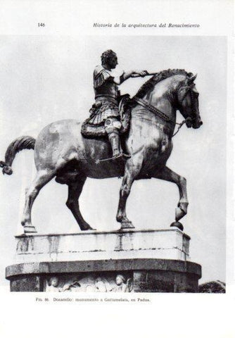 LAMINA V41200: Monumento a Gattamelata en Padua