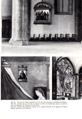 LAMINA V41201: Tablas que decoran la catedral de Pienza