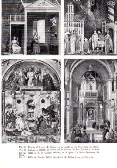 LAMINA V41202: Pinturas al fresco por Giotto 