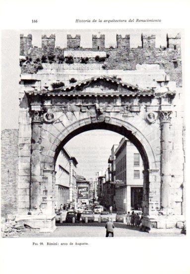 LAMINA V41205: Arco de Augusto en Rimini